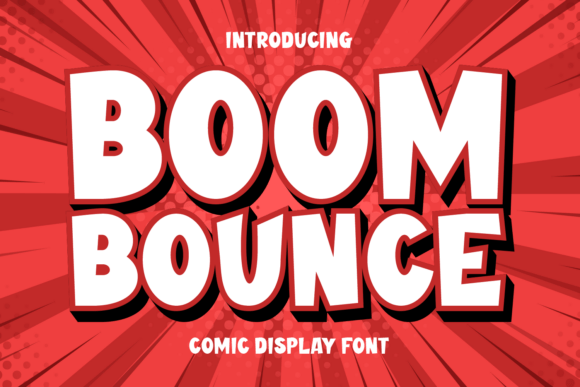 Boom Bounce: A Vibrant Font for Modern Design