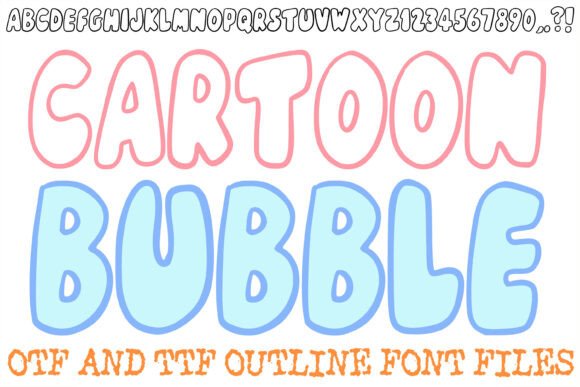 Cartoon Bubble: A Playful and High-Energy Display Typeface