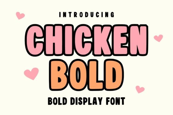 Chicken Bold: A Fun and Chunky Font for Creative Projects