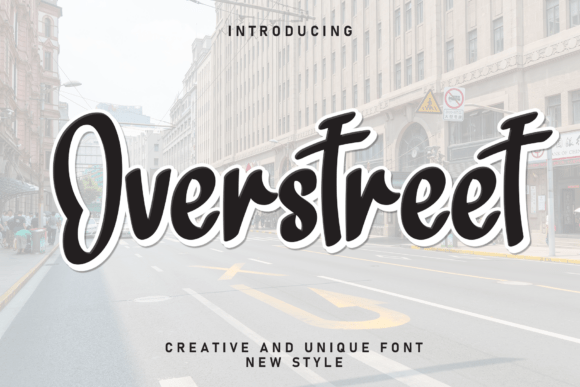Command the Sidewalk with Overstreet Font