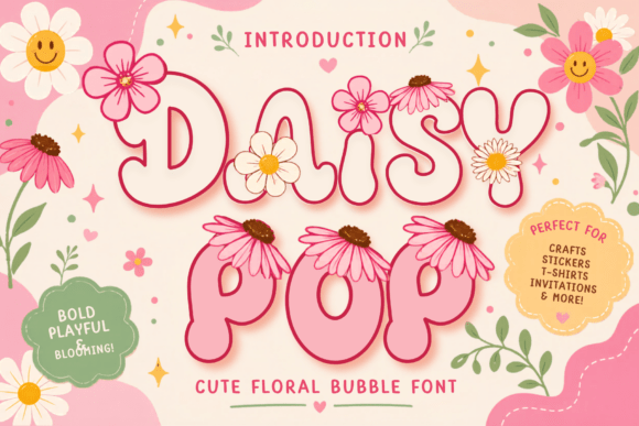 Discover the Joy of Daisy Pop Font