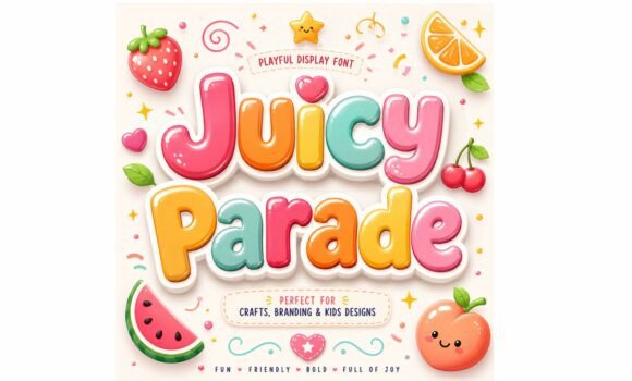 Discover the Joy of Juicy Parade Font