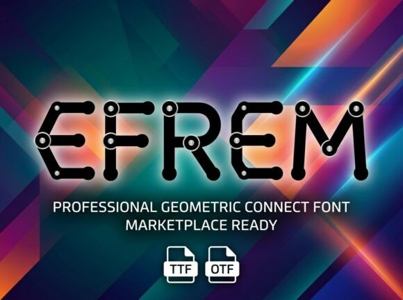 Efrem: A Bold and Artistic Font for High-Impact Design