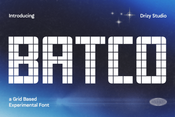 Exploring Batco: A Grid-Based Experimental Font for Creative and Professional Workflows