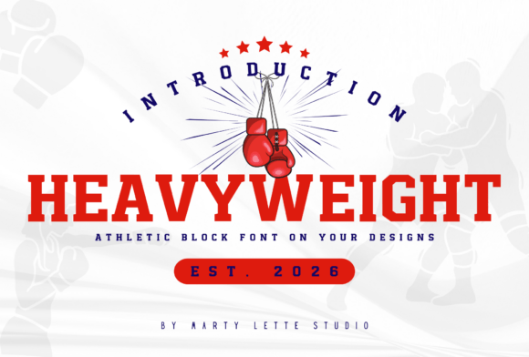 Heavyweight: Bold and Athletic Block Font