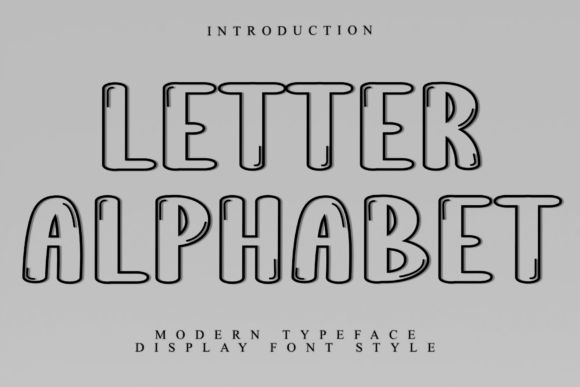 Letter Alphabet: A Bold, Modern Font for Impact