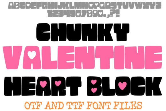 Make a Bold Statement with Chunky Valentine Heart Block