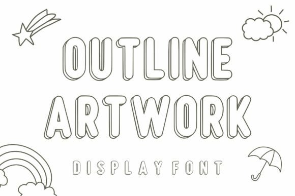 Outline Artwork: The Perfect Blend of Playfulness and Professional Clarity