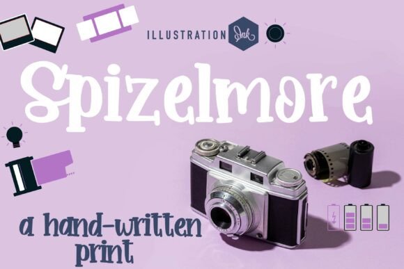 Spizelmore: A Charming Retro Display Font