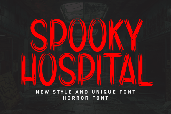 Spooky Hospital: Strategic Application of Playful Display Typography