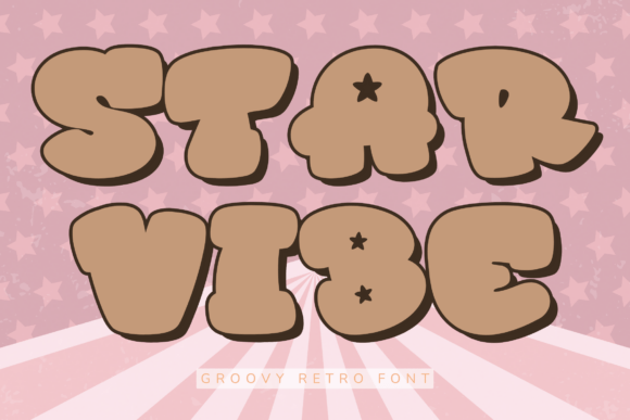 Star Vibe: A Groovy Retro Font for Modern Design