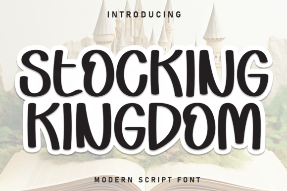 Stocking Kingdom: A Charming Handwritten Display Font for Joyful Designs